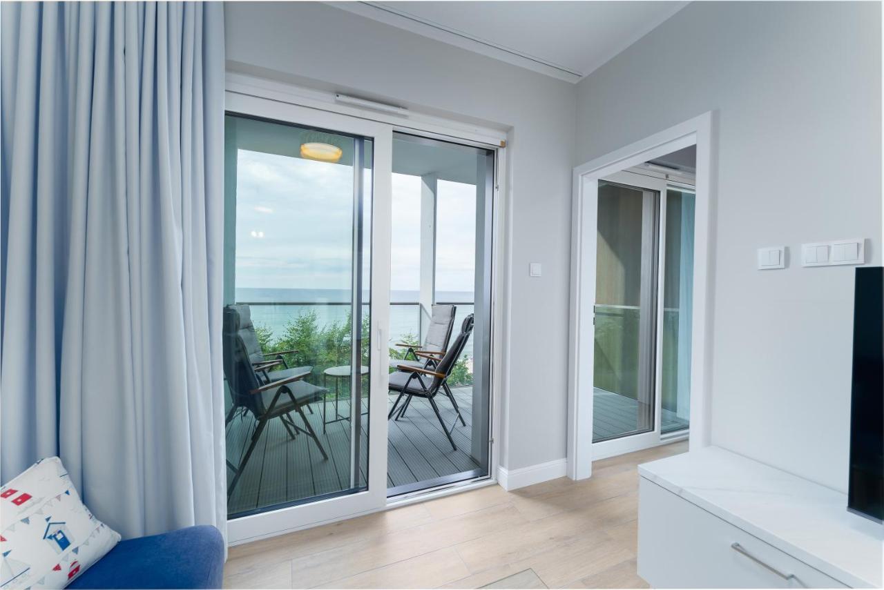 Apartament Kapitanski Z Widokiem Na Morze 4 Pietro - By Perlowa Przystan Rent 辛安诺泽蒂 外观 照片