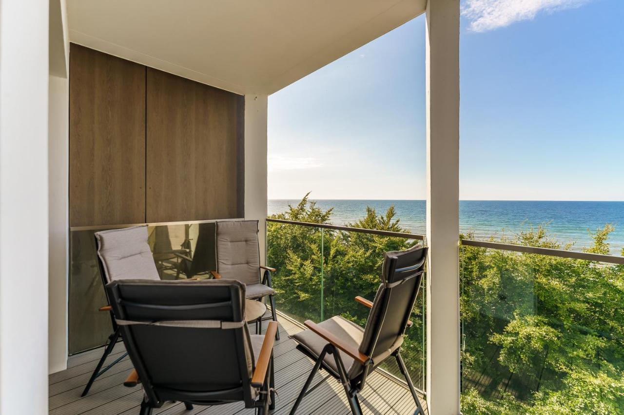 Apartament Kapitanski Z Widokiem Na Morze 4 Pietro - By Perlowa Przystan Rent 辛安诺泽蒂 外观 照片