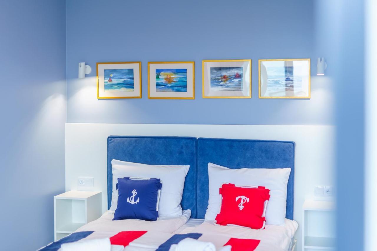 Apartament Kapitanski Z Widokiem Na Morze 4 Pietro - By Perlowa Przystan Rent 辛安诺泽蒂 外观 照片
