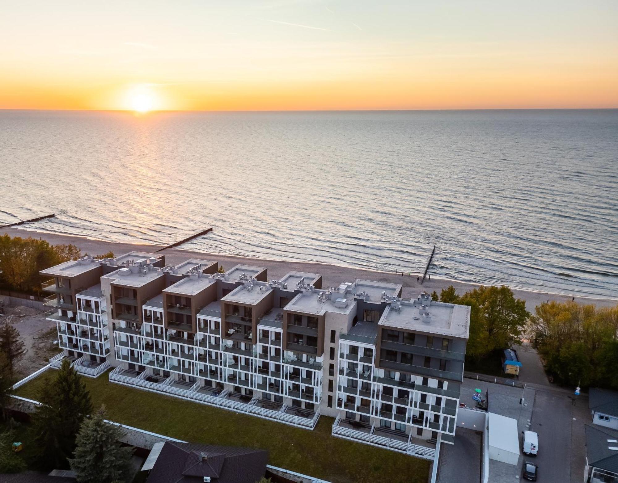Apartament Kapitanski Z Widokiem Na Morze 4 Pietro - By Perlowa Przystan Rent 辛安诺泽蒂 外观 照片