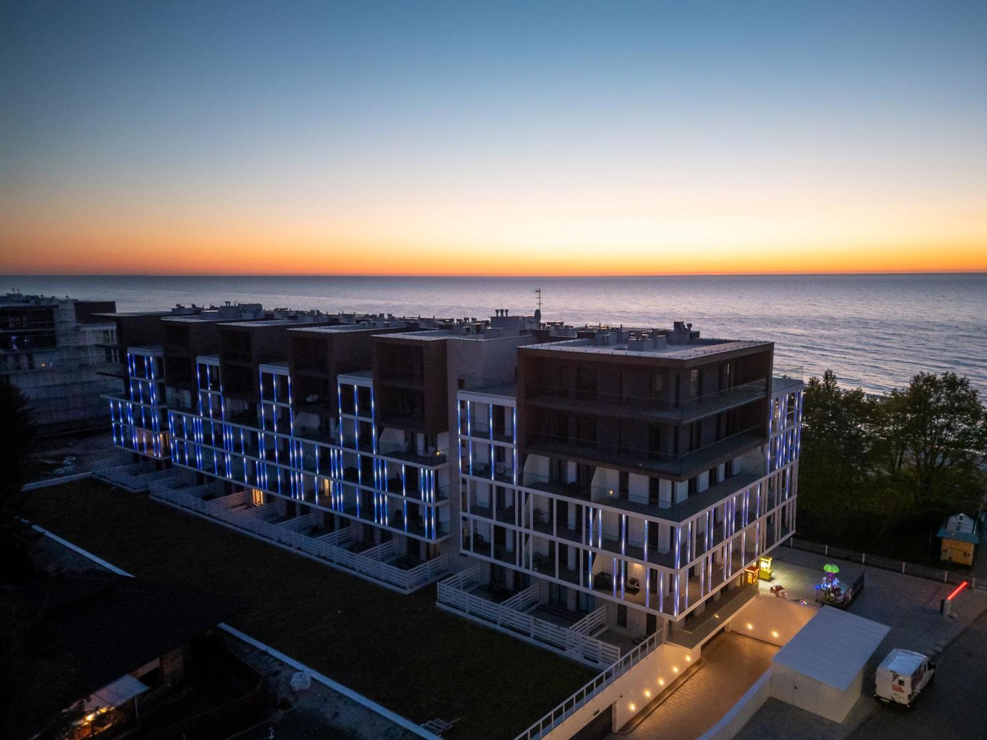 Apartament Kapitanski Z Widokiem Na Morze 4 Pietro - By Perlowa Przystan Rent 辛安诺泽蒂 外观 照片