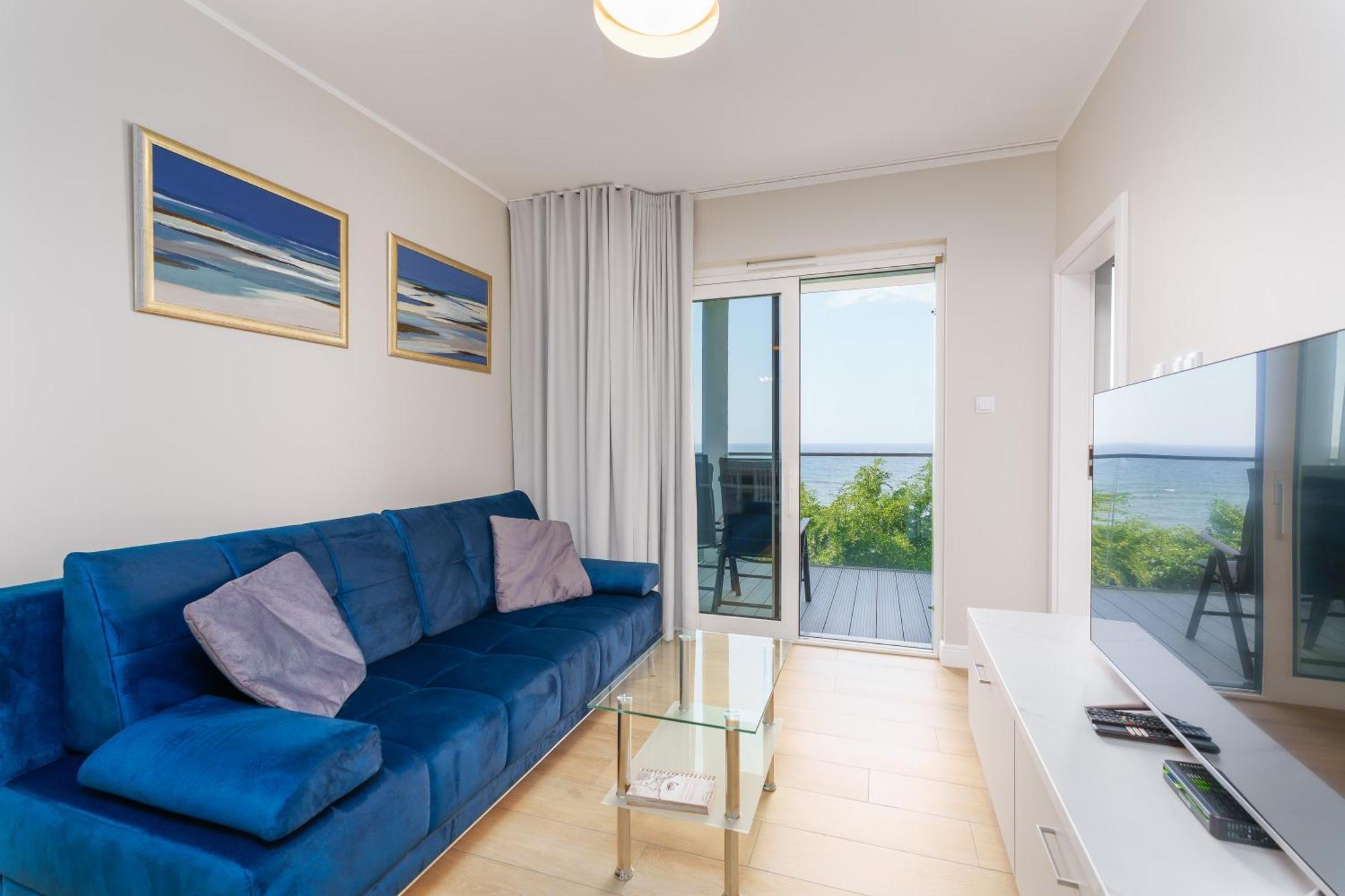 Apartament Kapitanski Z Widokiem Na Morze 4 Pietro - By Perlowa Przystan Rent 辛安诺泽蒂 外观 照片